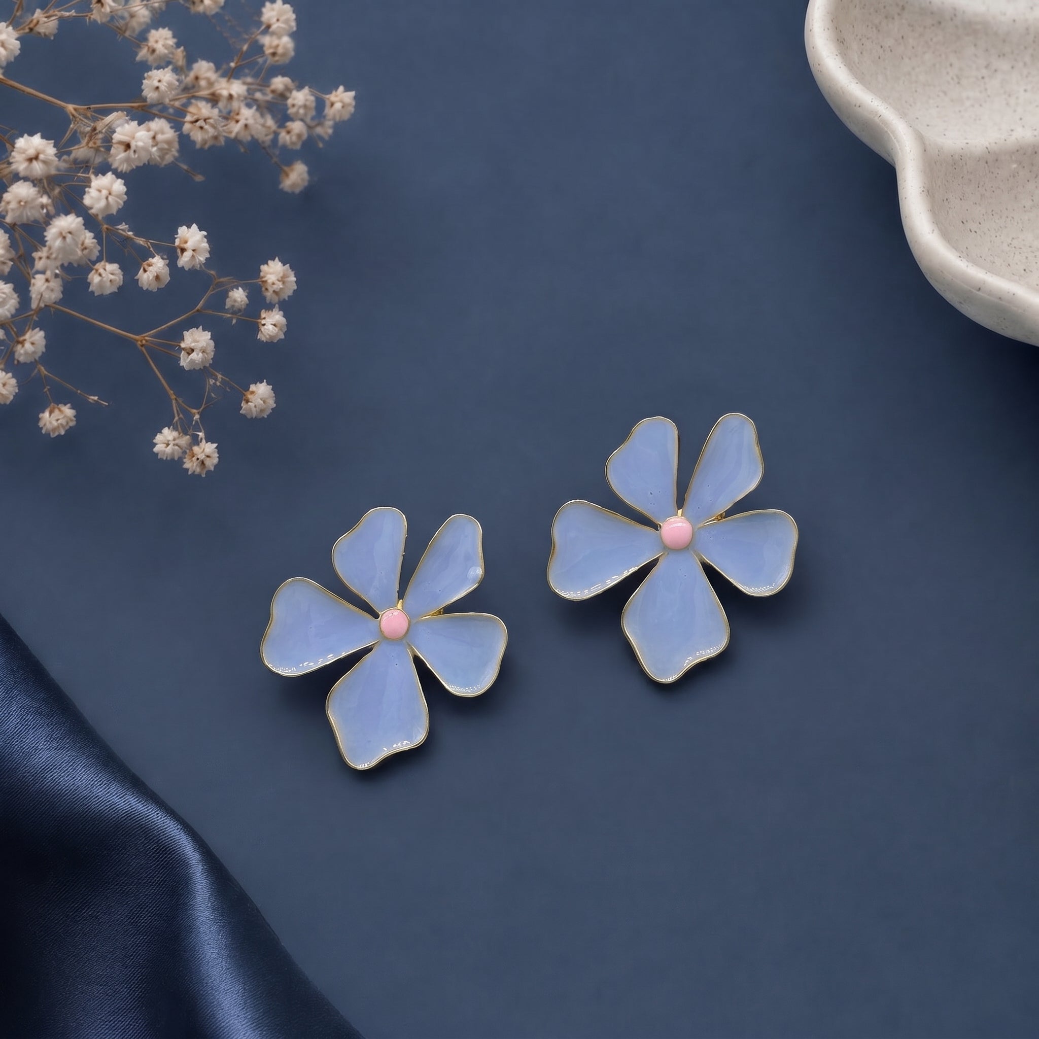 Floral earring
