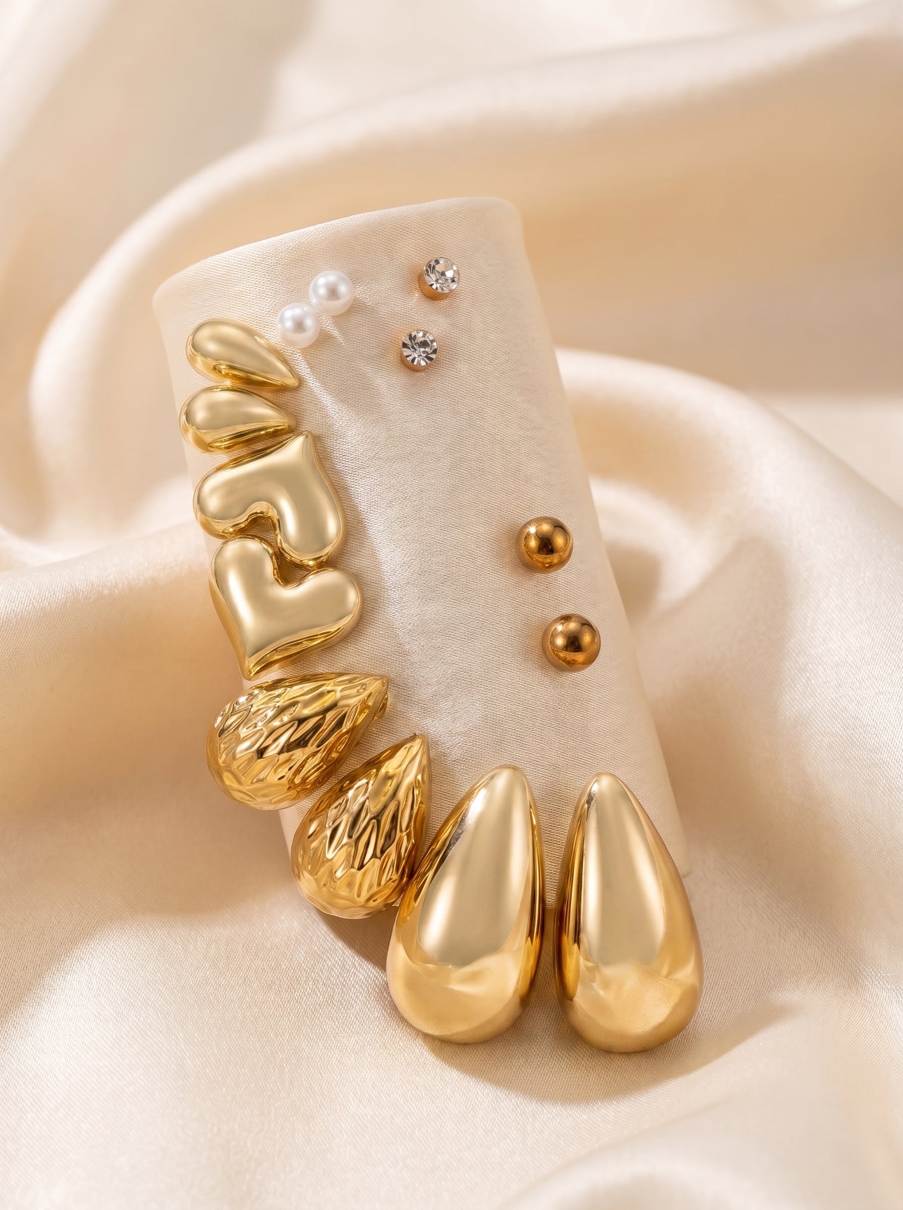 Seven style earring combo