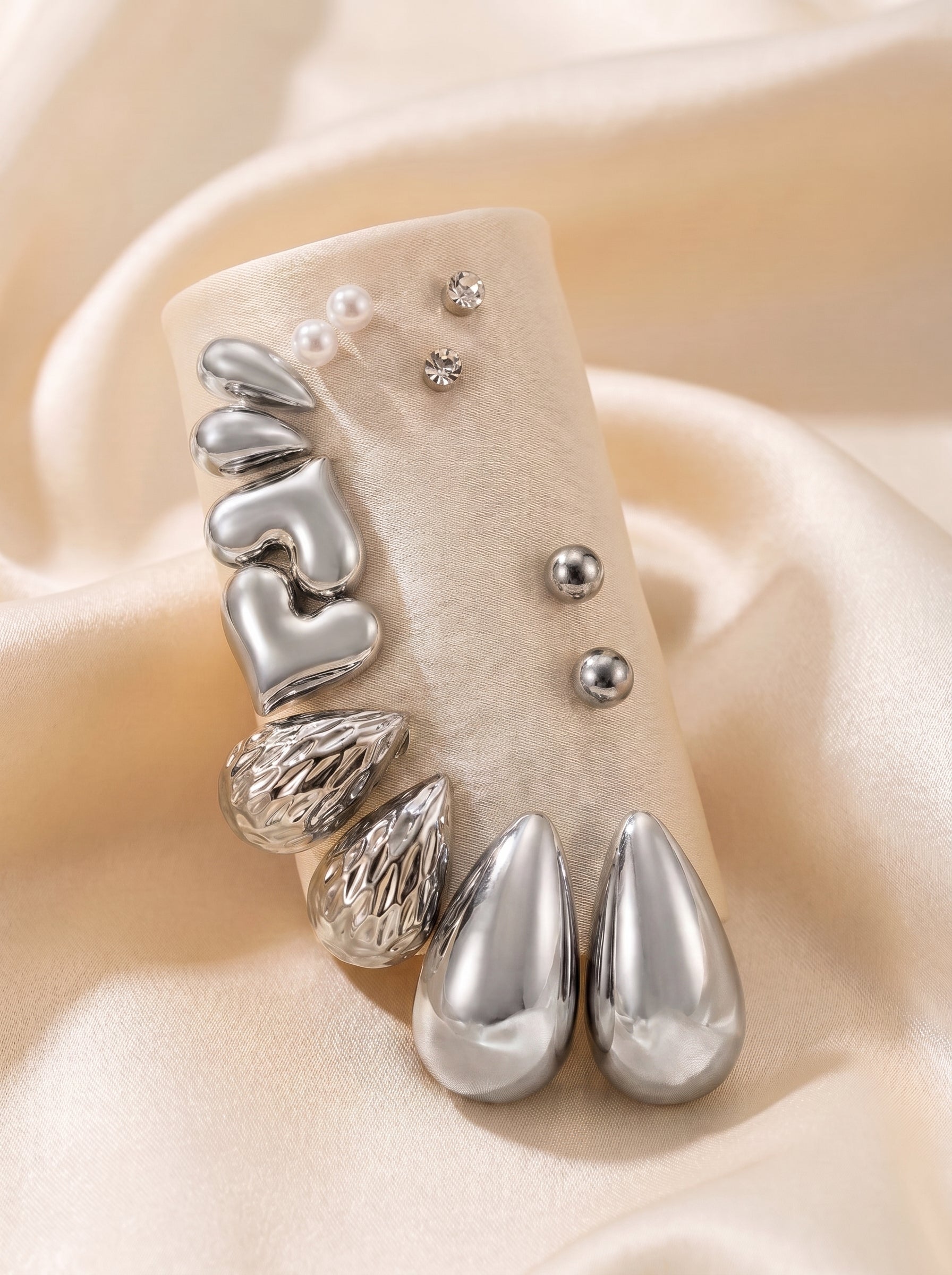 Seven style earring combo