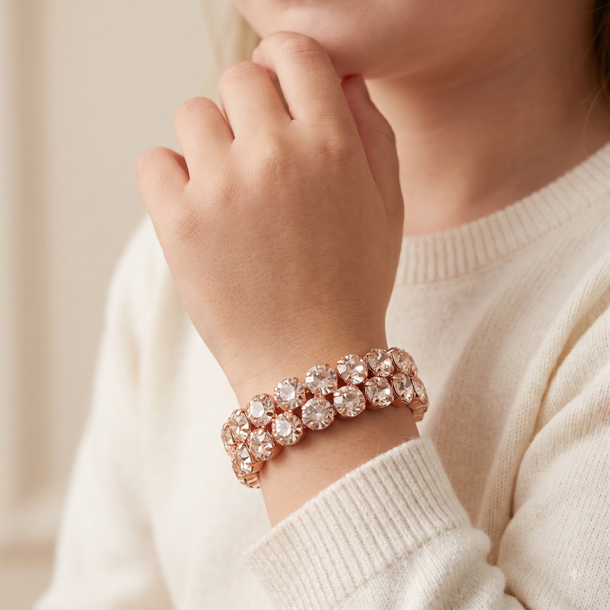 Diamond spiral kids braclate