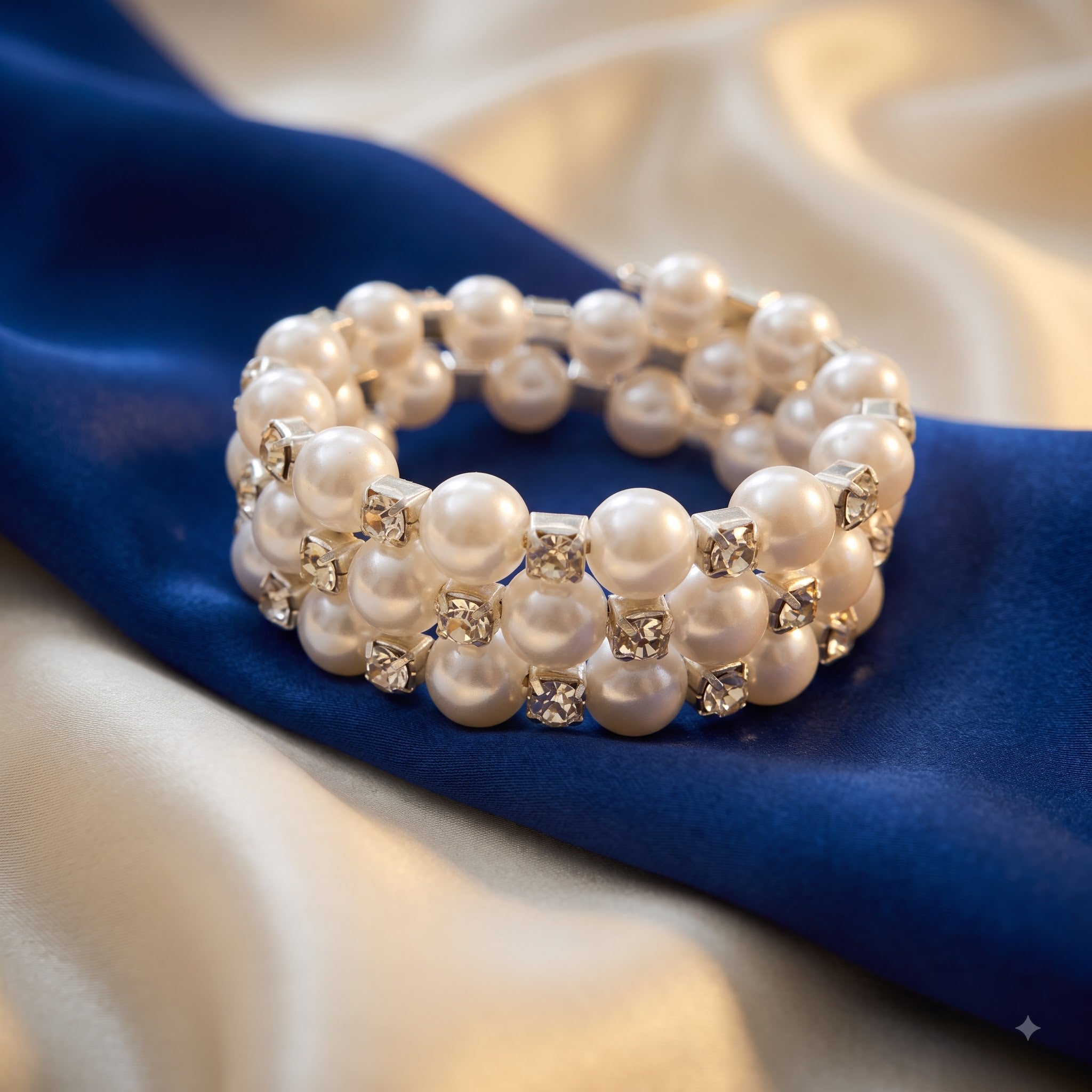 Pearl spiral kids bracelet