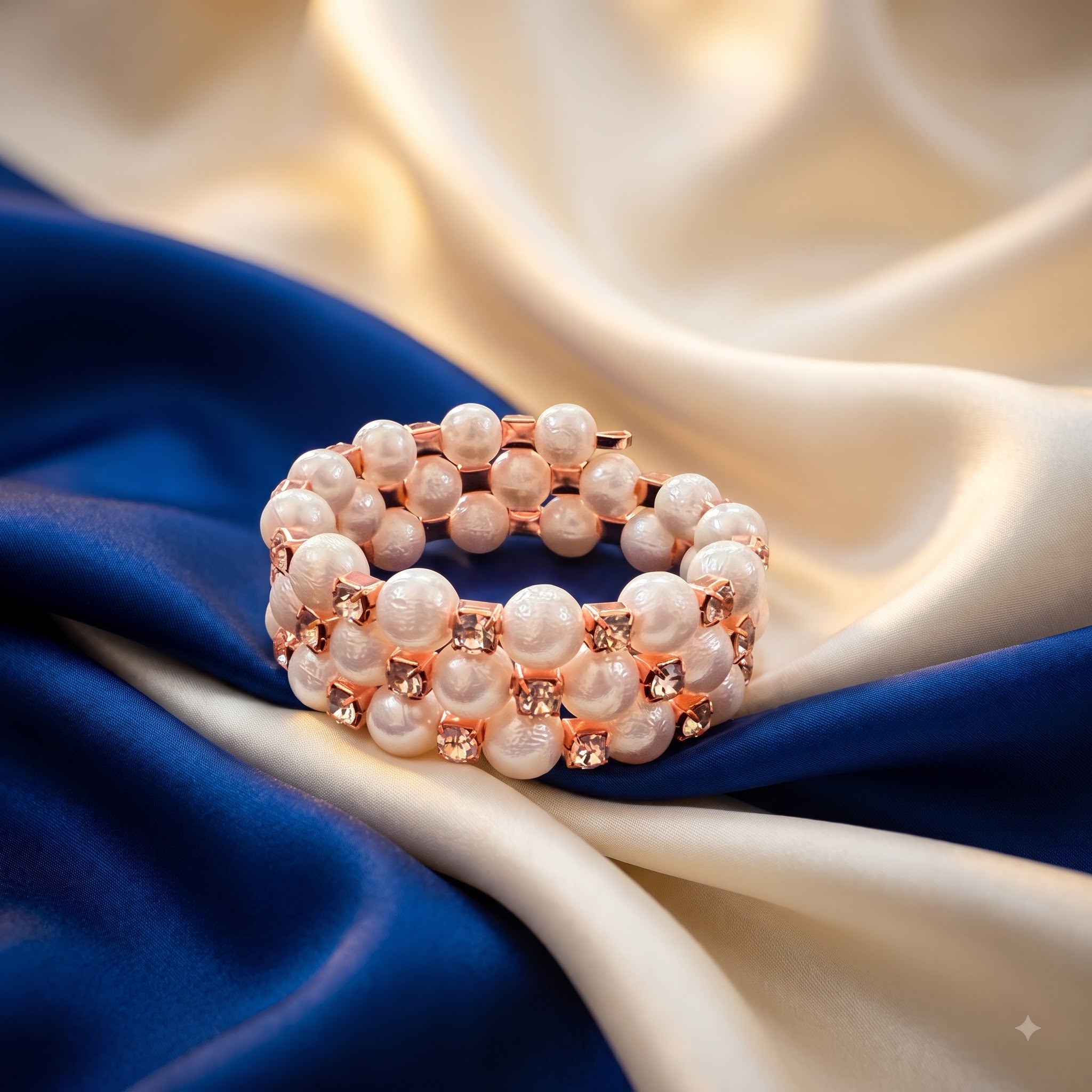 Pearl spiral kids bracelet