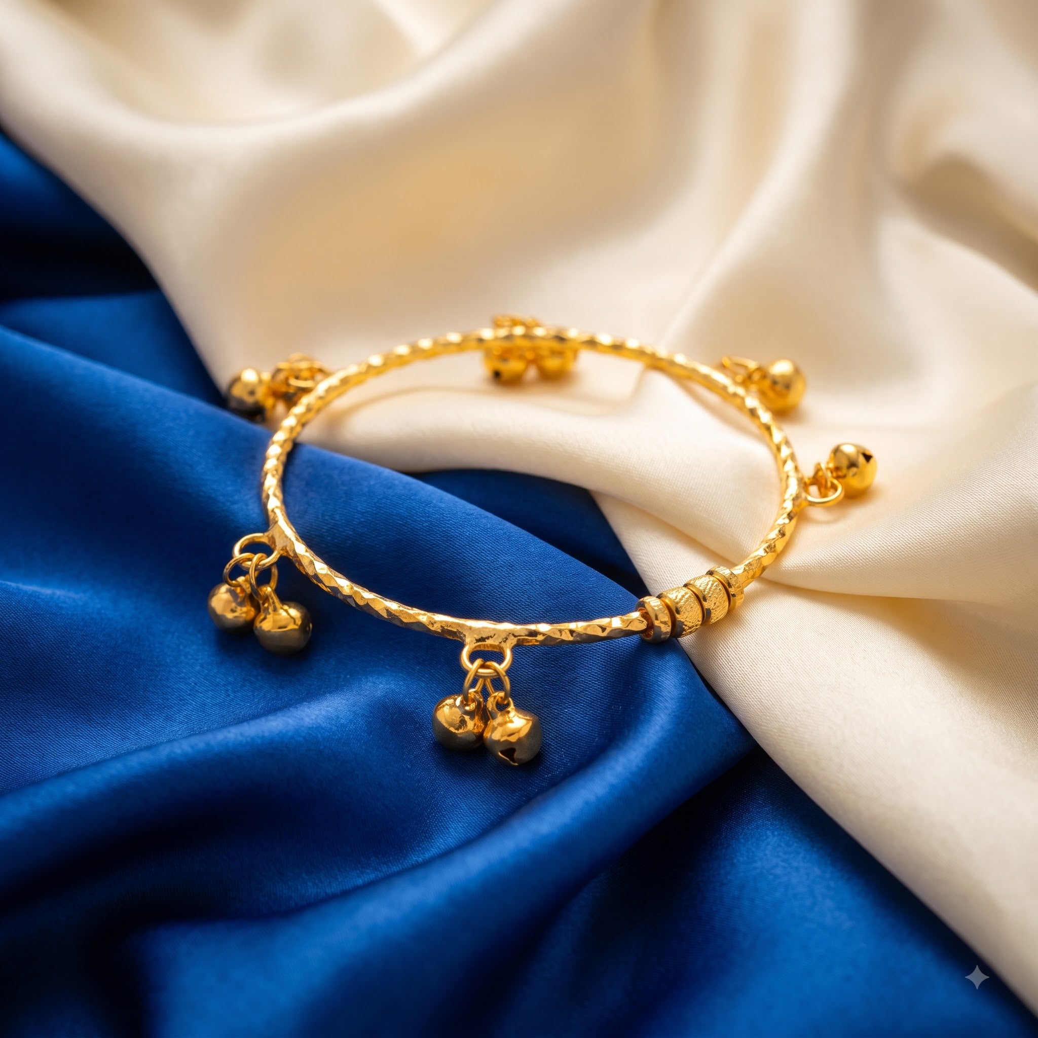 Gold ghughri bracelet