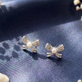 Small Bow design stud earring