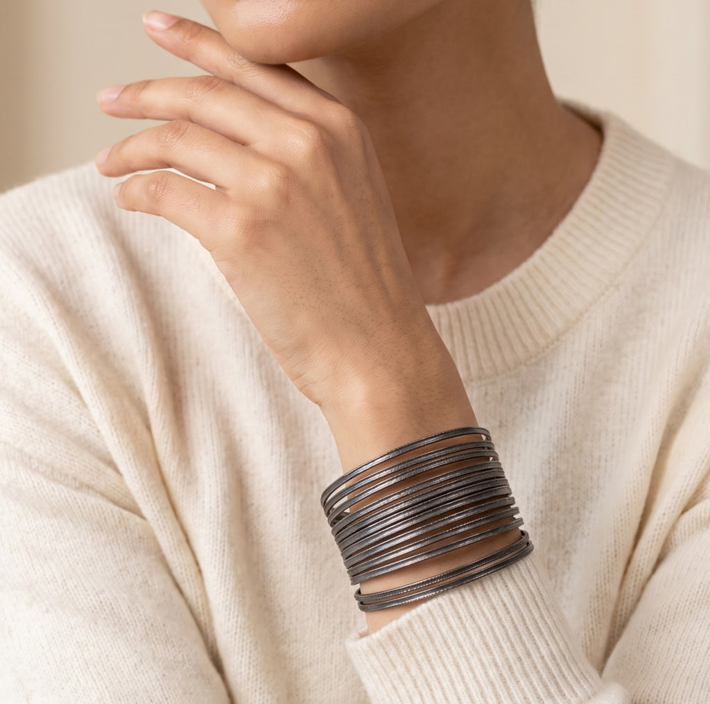 Bangles style cuffs bracelet