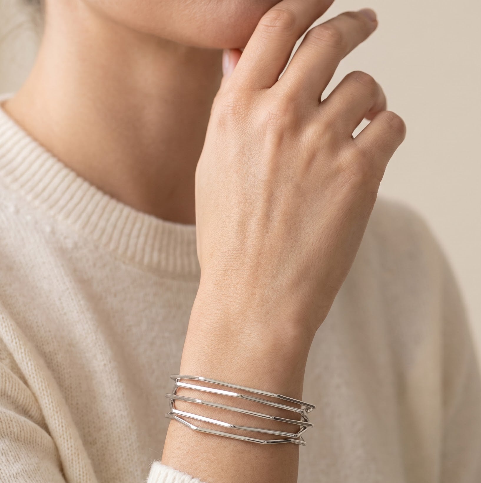 Western hexagon style bracelet