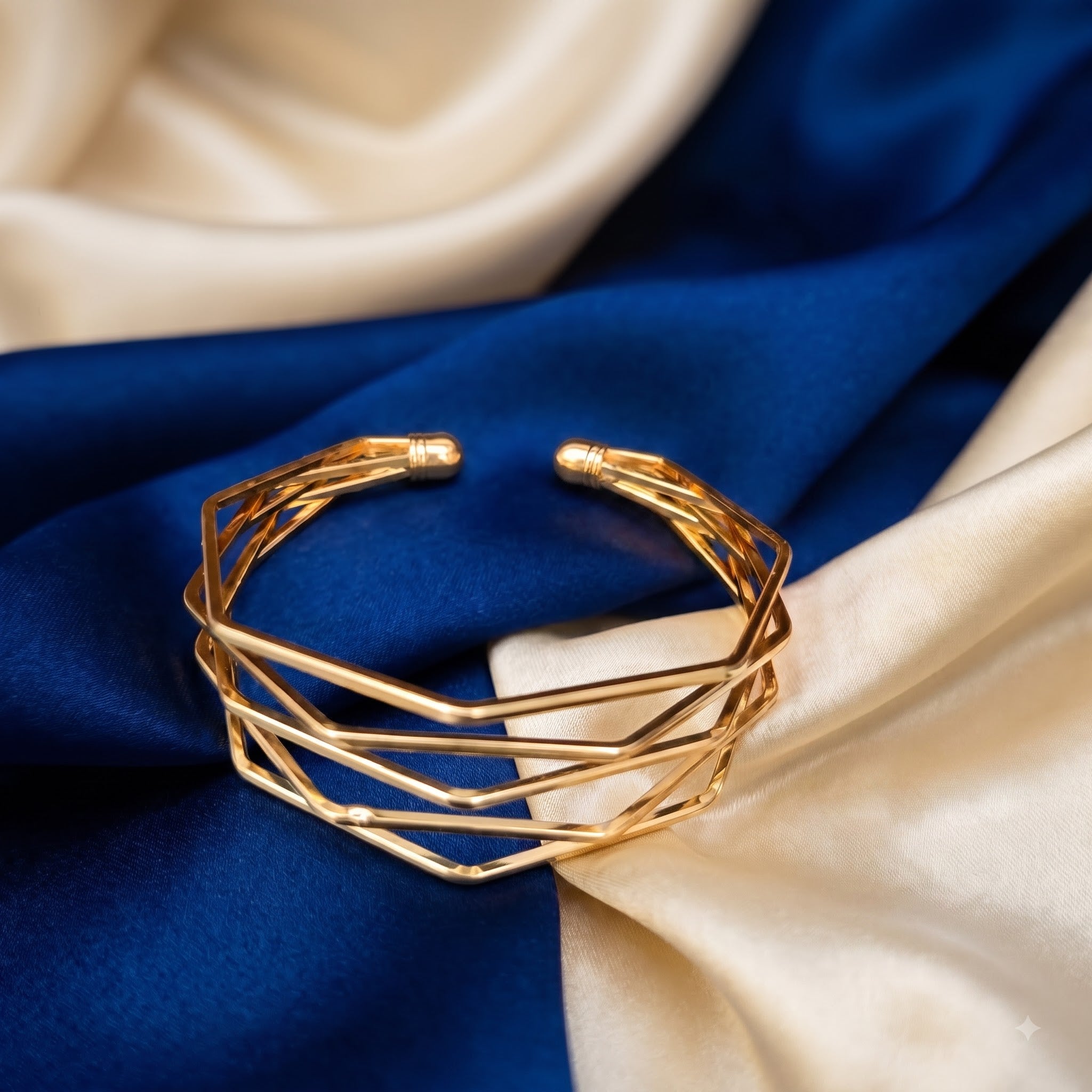 Western hexagon style bracelet