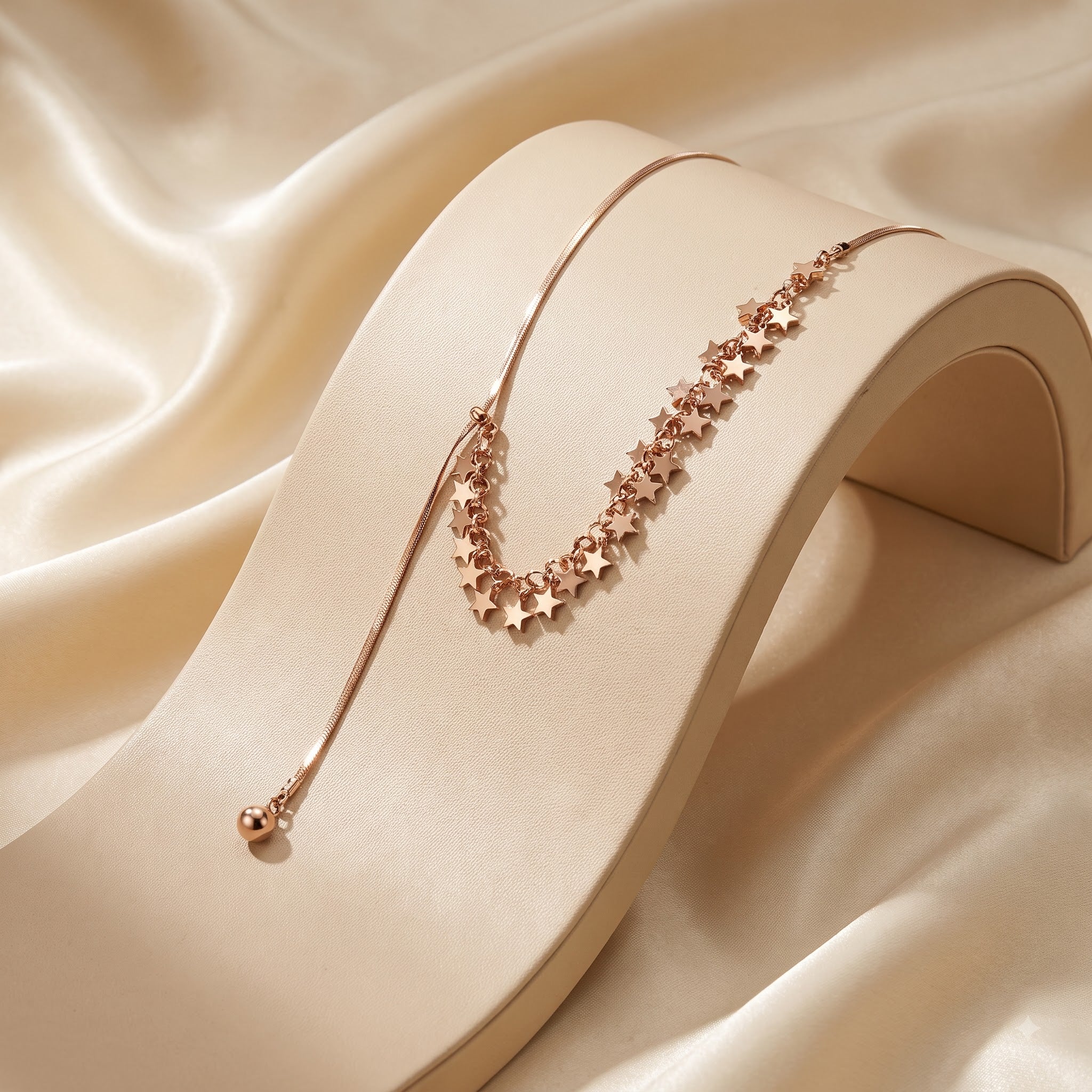 Rose gold western necklace