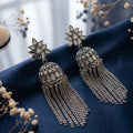 oxidised jhumkas earring