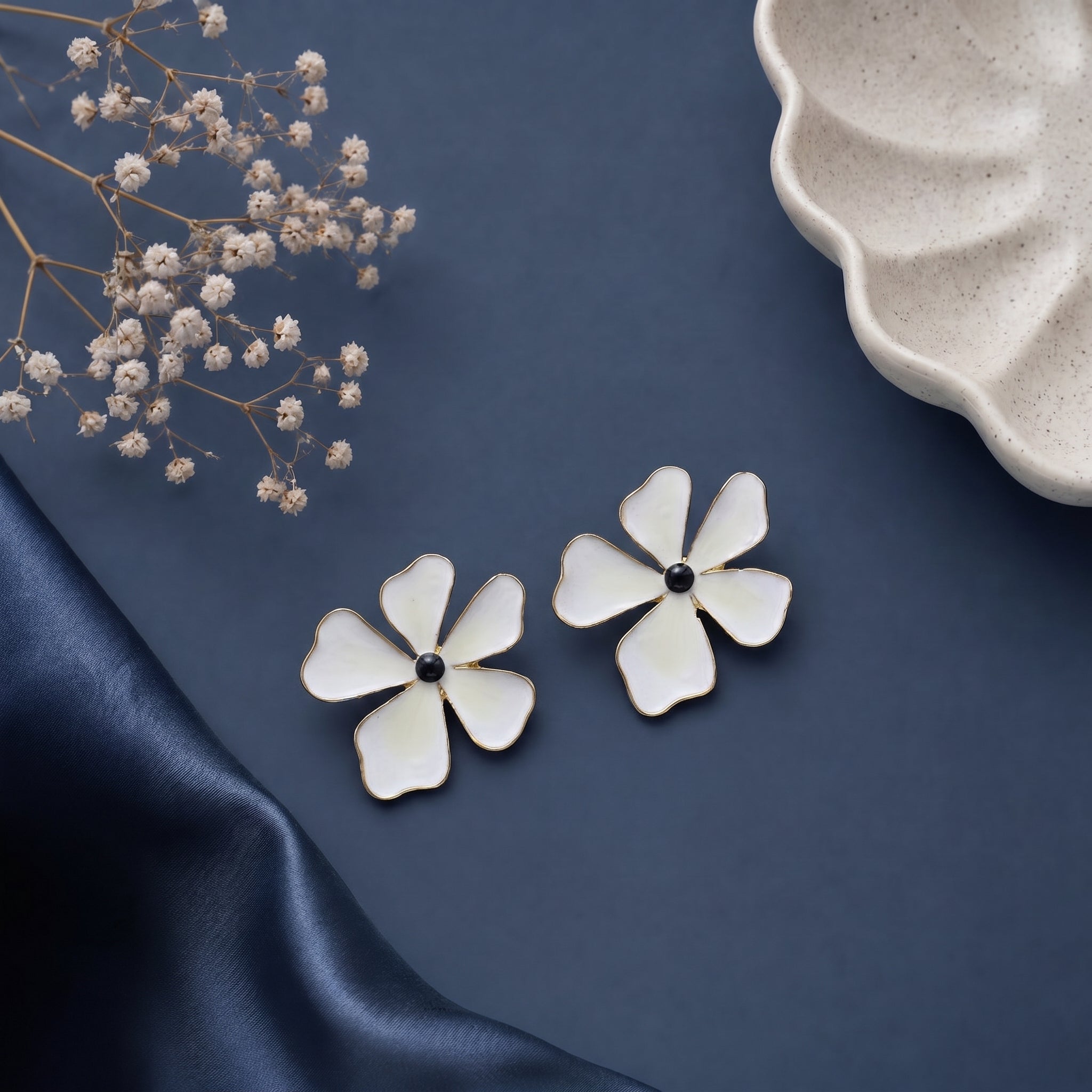 Floral earring