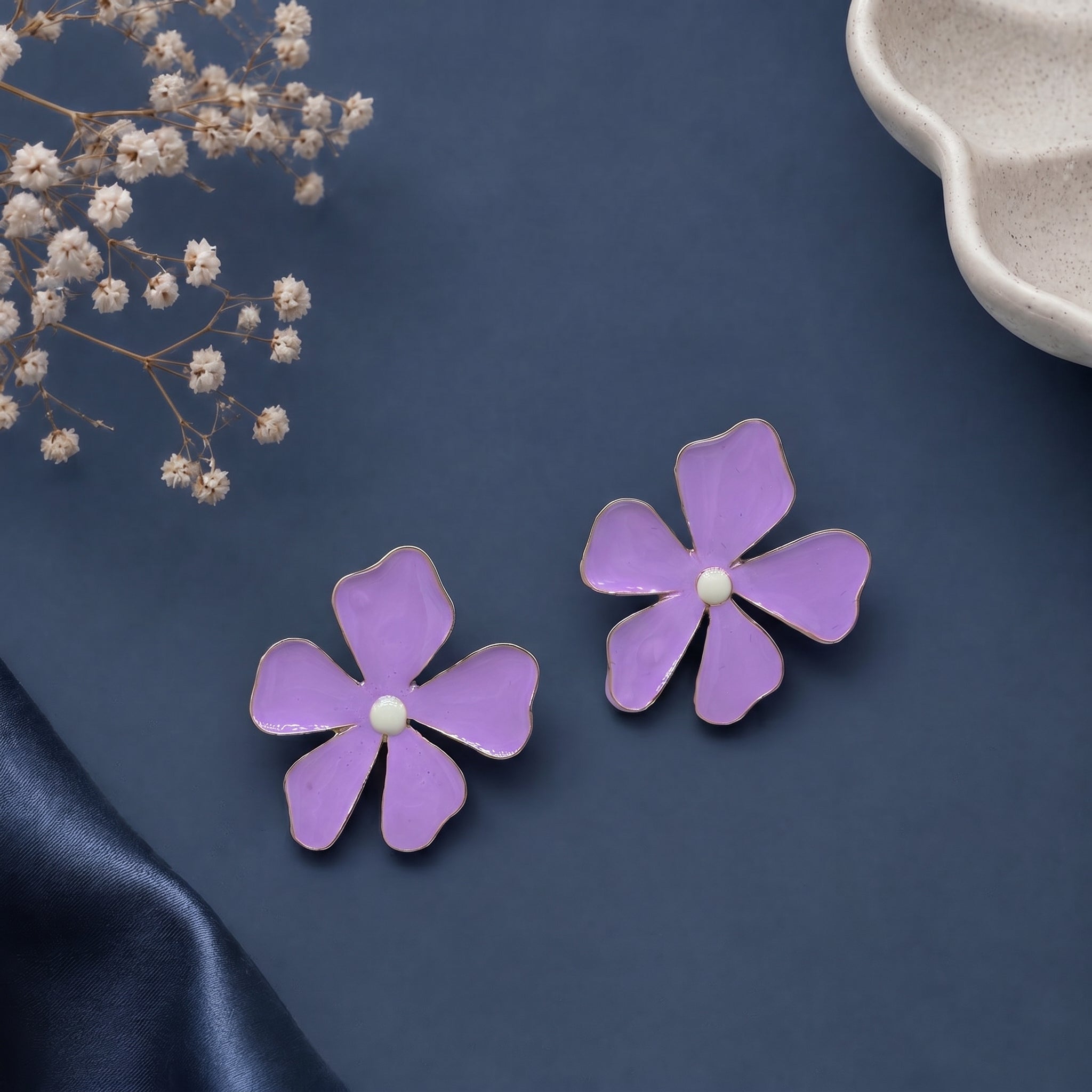 Floral earring