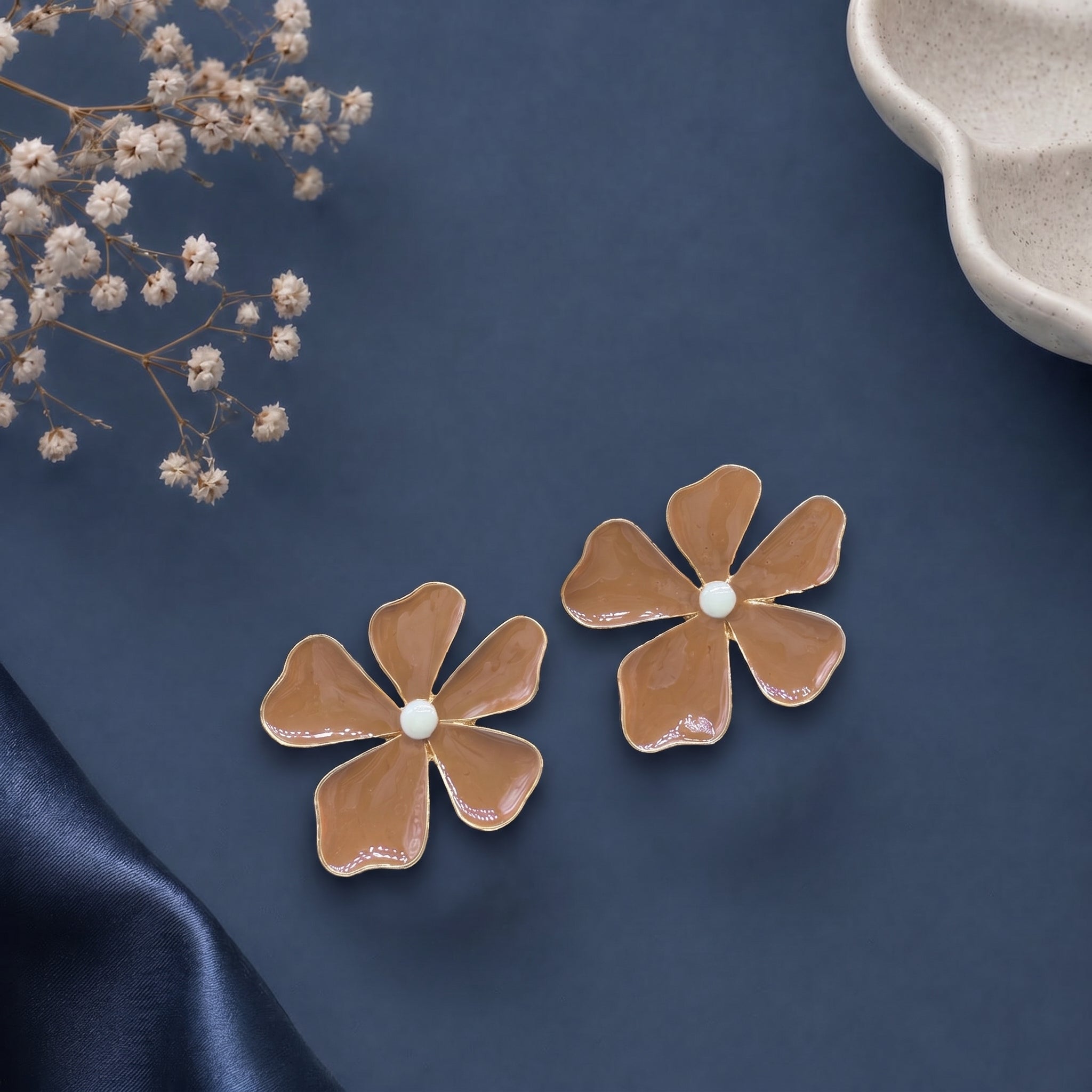 Floral earring