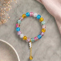 Multy crystal stretch bracelet