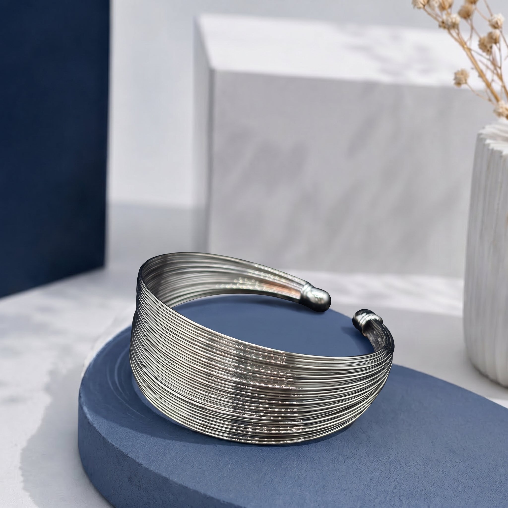 Bangle style cuff bracelet