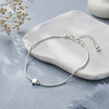 Silver star bracelet