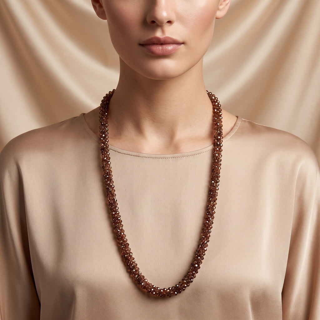 Beaded colorful necklace