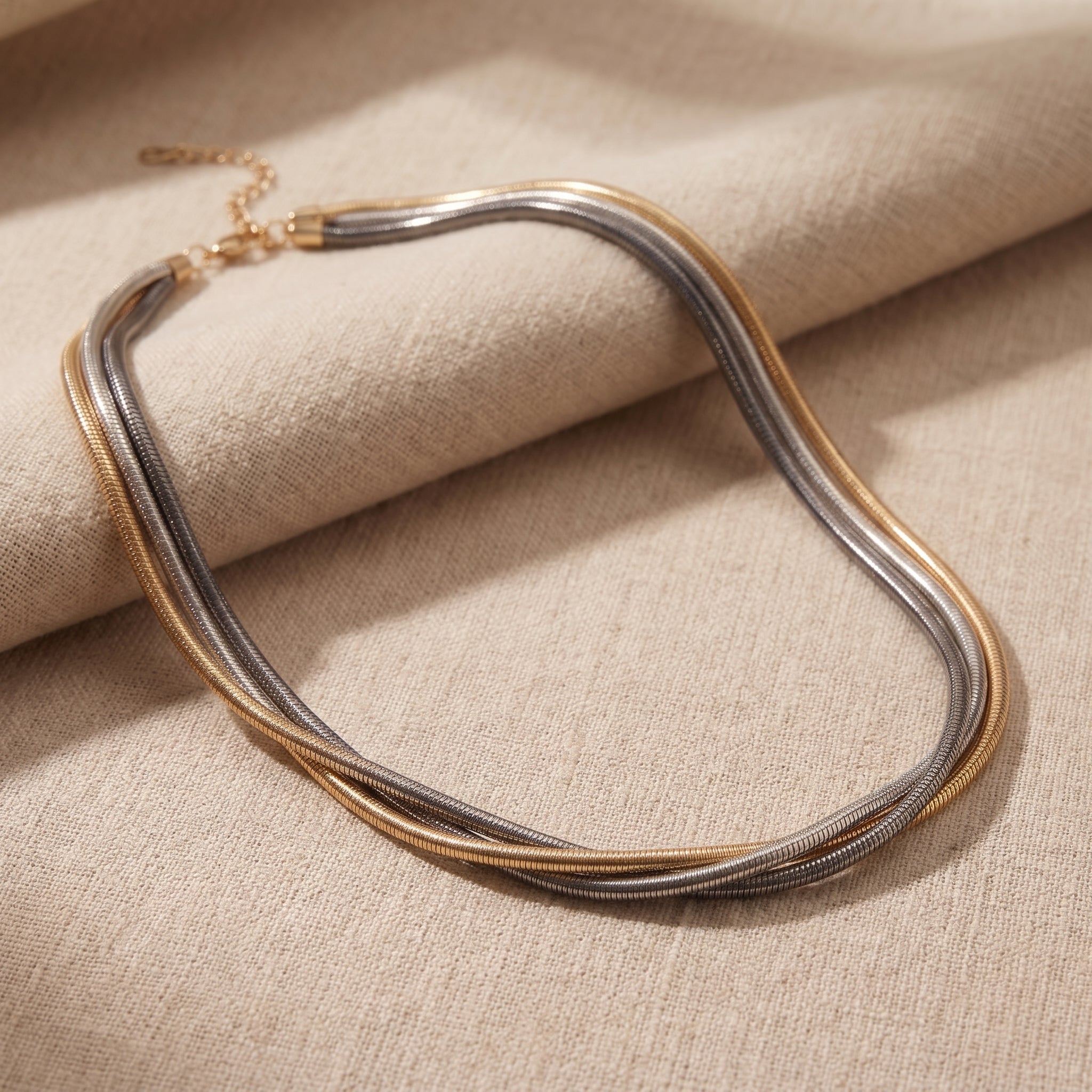 Twisted triple layered chocker