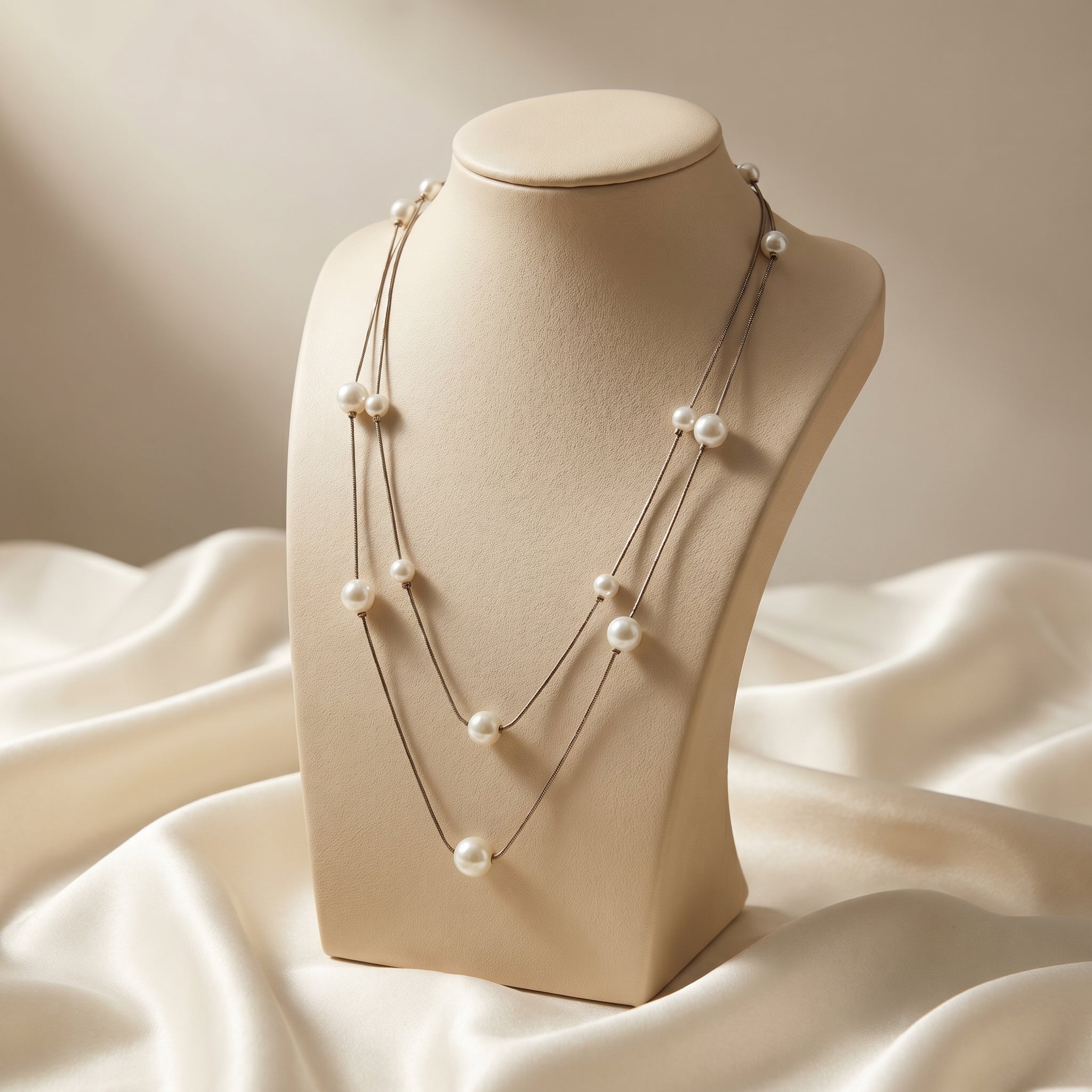 Long pearl neclace