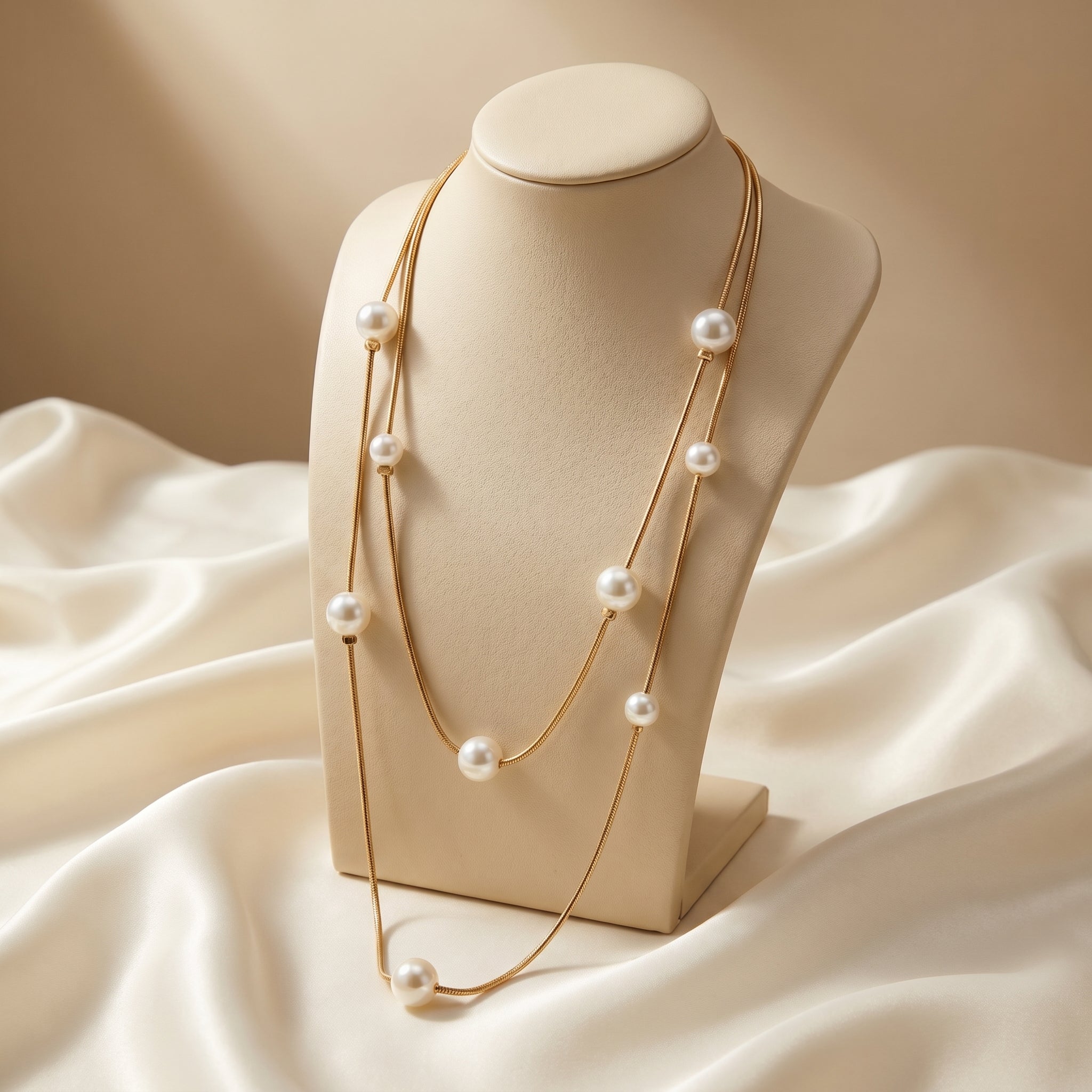Long pearl neclace
