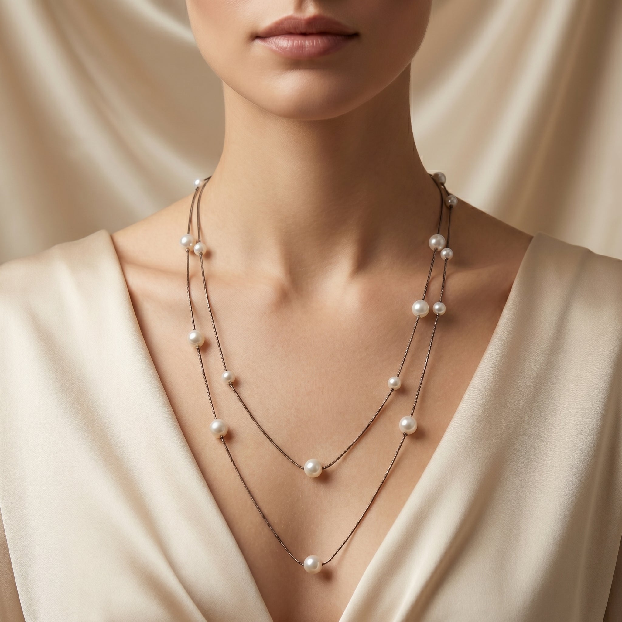 Long pearl neclace