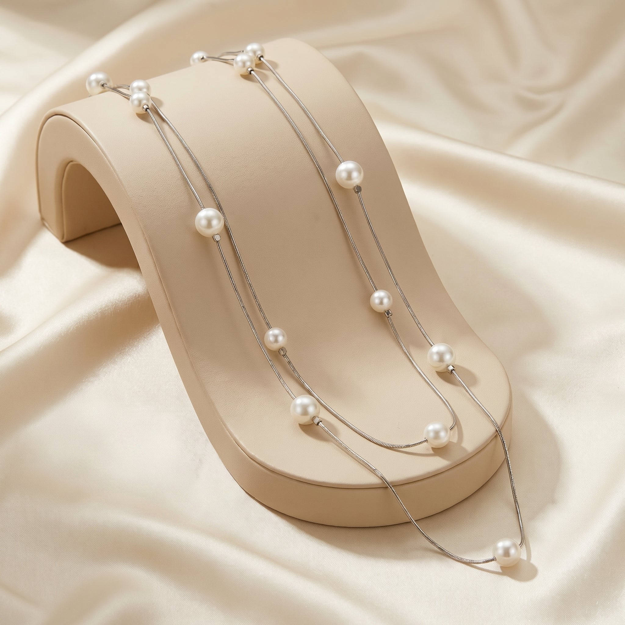 Long pearl neclace
