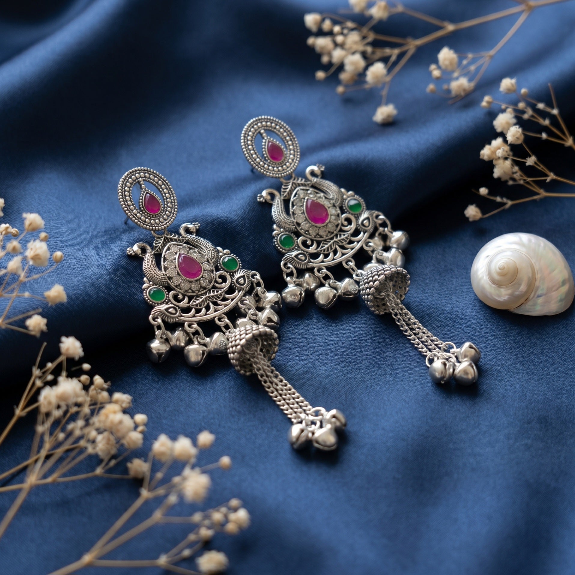 Royale Peacock Earrings