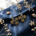 Vintage floral stud earrings